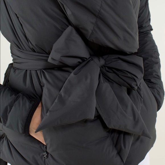 Lululemon Enfold Wrap Down Coat - Picture 3 of 13